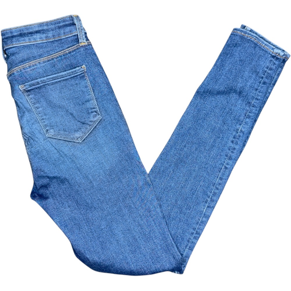 L'Agence Marguerite High Rise Skinny Jeans Women's 26 Dark Blue Vintage Wash‎